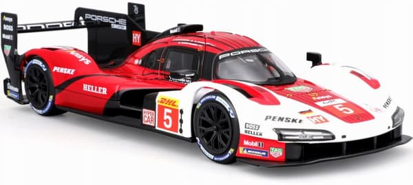 PORSCHE 963 #5 Penske Motorsport FIA WEC 24 Hours of Le Mans 1:24 BBurago 28022