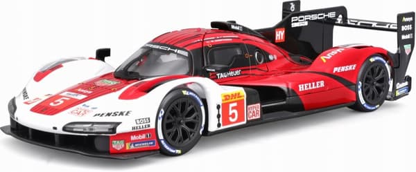 PORSCHE 963 #5 Penske Motorsport FIA WEC 24 Hours of Le Mans 1:24 BBurago 28022