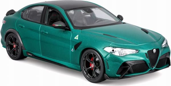 Alfa Romeo Giulia GTA Quadrifoglio grøn 1:18 model BBurago 11048