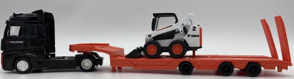 Mercedes Benz Actros Gigaspace lastbillæsser Bobcat Bburago 1:43 32313