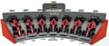 Miniatyrbillede 1 af 11: Ferrari F1 Leclerc Sainz SUPER sæt med 7 BBurago 1:43
