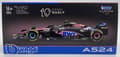 Miniatyrbild 1 av 11: F1-bil Alpine A524 BWT Bburago #10 Pierre Gasly BBurago 1:43 HJÄLM