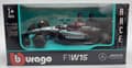 Miniatyrbillede 3 af 11: F1-bil Mercedes AMG W15 E Perf Petronas Russell #63 BBurago 1:43