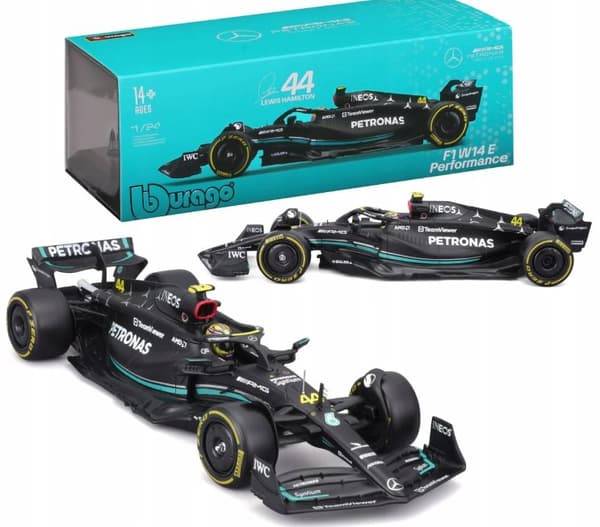 F1-bil Mercedes AMG W14 E 2023 #44 Lewis Hamilton 1:24