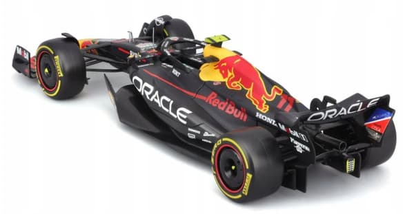 F1 Red Bull RB19 #11 S. Perez Bburago 1:24 28036 med kørerfigur