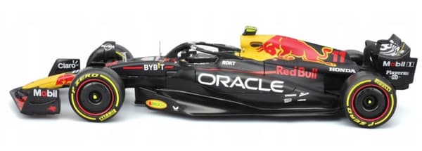 F1 Red Bull RB19 #11 S. Perez Bburago 1:24 28036 med kørerfigur