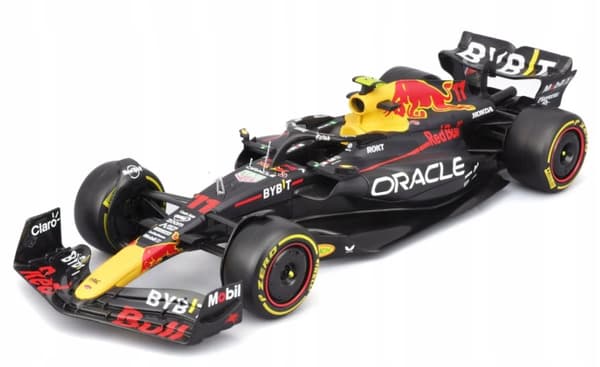 F1 Red Bull RB19 #11 S. Perez Bburago 1:24 28036 med kørerfigur