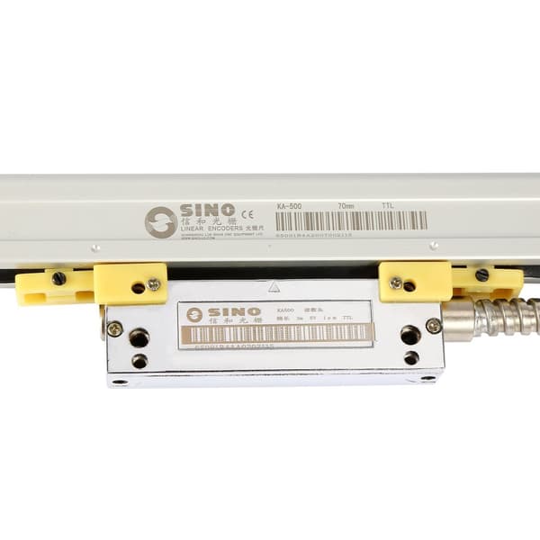 Linjär glasoptisk encoder sensorregel för mini-svarvfräs, 5um tunn DRO, 270mm, Polonia