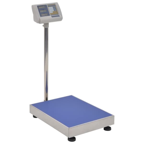 vidaXL Digital plattformvekt 300 kg med oppladbart batteri