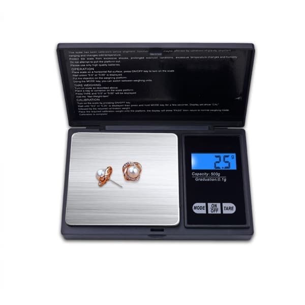 Digital våg 0,01g - 200g  pocketscale digitalvåg inkl. batterier