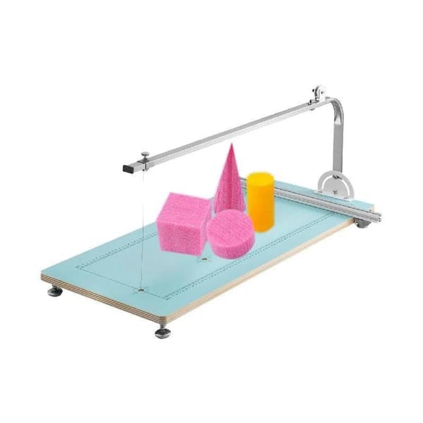 40 x 33 x 35.5 cm skum skärmaskin med rund skärform och exakt skala, 50-300°C justerbar, snabb uppvärmning, dubbelhålsdesign, hög flexibilitet