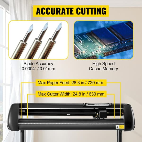 28 tum vinyl skärplotter, digital LCD-display, USB och COM-gränssnitt, högprecisionsdrift, stor skärbredd, justerbar hastighet/styrka,bred applikation