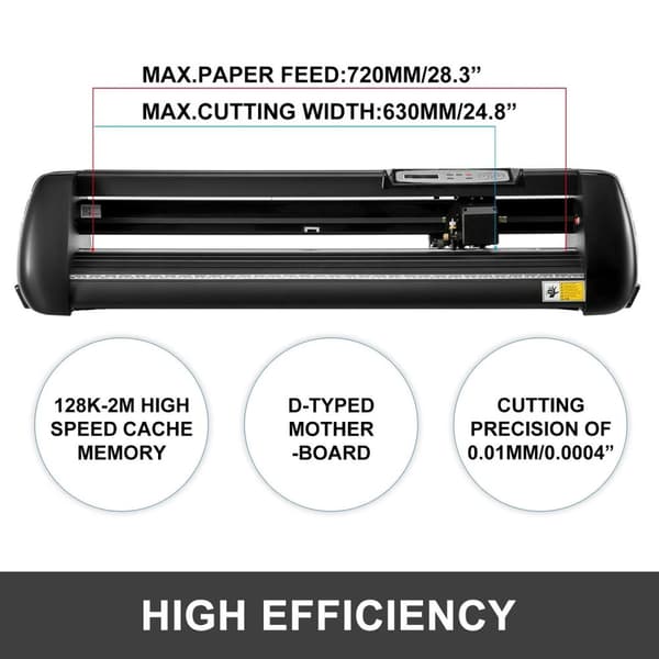 28 tum vinyl skärplotter, digital LCD-display, USB och COM-gränssnitt, högprecisionsdrift, stor skärbredd, justerbar hastighet/styrka,bred applikation