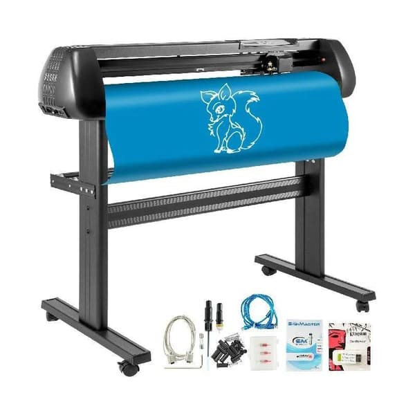 28 tum vinyl skärplotter, digital LCD-display, USB och COM-gränssnitt, högprecisionsdrift, stor skärbredd, justerbar hastighet/styrka,bred applikation
