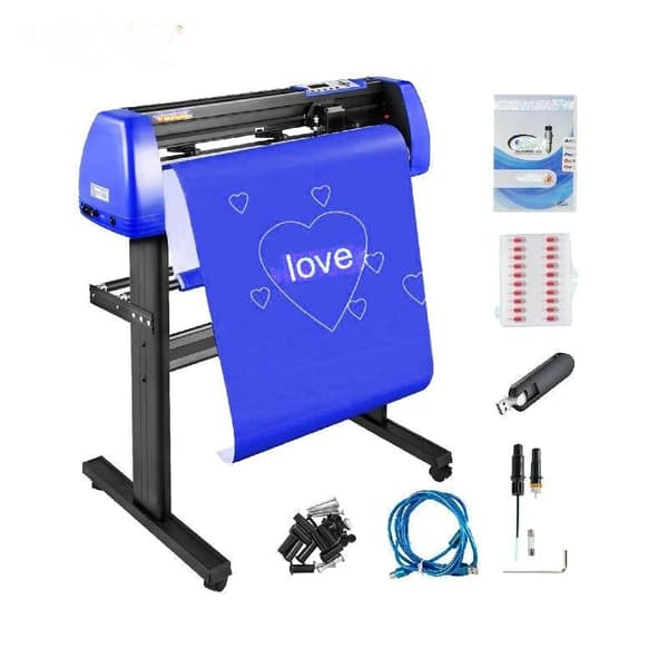 Vinylskärare plotter - 28 tum, 20 blad, LCD-skärm