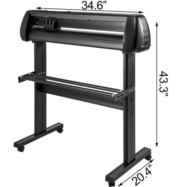 Vinylskæremaskine - Justerbar Hastighed, Kraft & LCD-Skærm