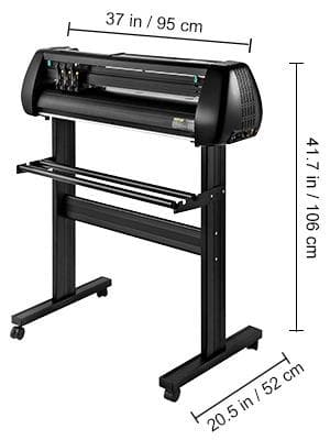 28-tums vinylskärplottermaskin kit med bluetooth-anslutning och LCD-panel, stor klippbredd, exakt skärning, noll avvikelse, bred applikation