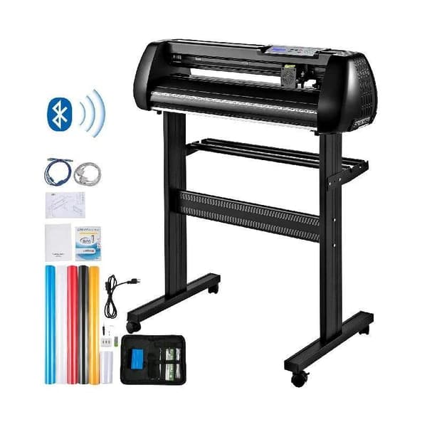 28-tums vinylskärplottermaskin kit med bluetooth-anslutning och LCD-panel, stor klippbredd, exakt skärning, noll avvikelse, bred applikation