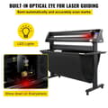 Miniatyrbild 3 av 8: 720mm halvautomatisk vinylskärplotter med laserguideöga, högeffektiv LED-display, precisionsskärning, hög kompatibilitet
