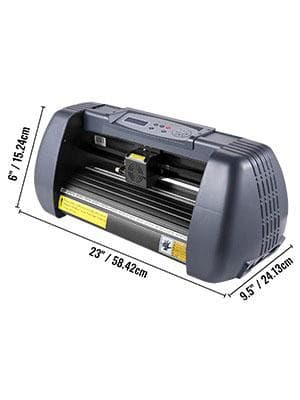 14 tums professionell vinylskärplotter, digital precisionskontroll, anti-avvikelsedesign, USB- och SERIAL-portar, hög kompatibilitet