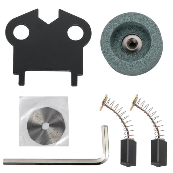 250W 100mm elektrisk roterande tygskärare med skärpningsanordning och skyddskåpa, pålitlig prestanda