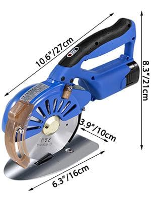 125mm professionell elektrisk roterande tygskärmaskin med bryneanordning och bladskydd, humaniserad design, bred applikation