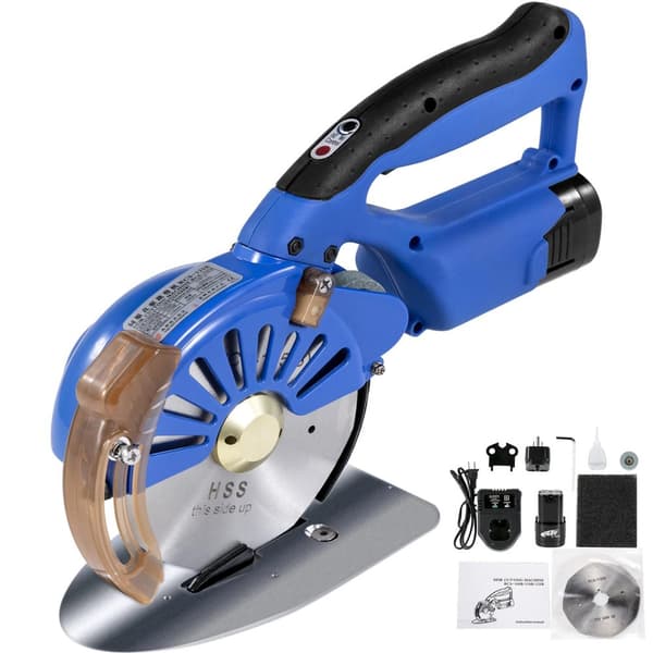 125mm professionell elektrisk roterande tygskärmaskin med bryneanordning och bladskydd, humaniserad design, bred applikation