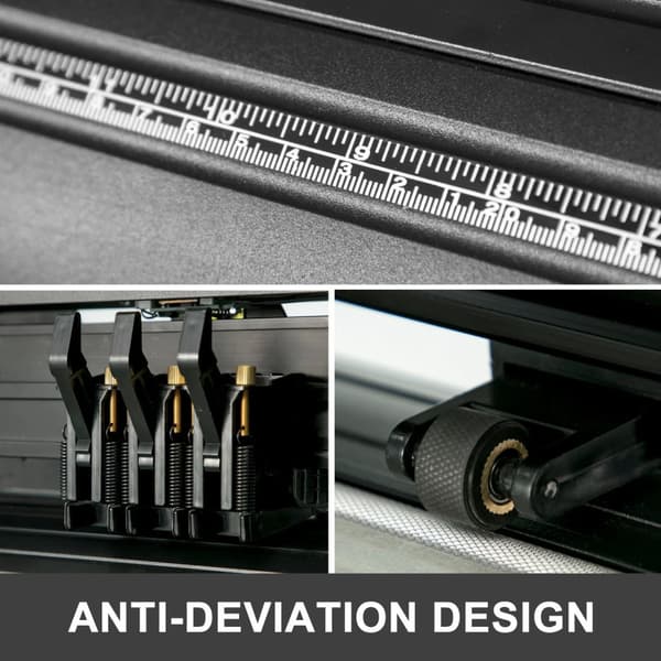 28-tums vinylskärplotter med USB- och serieportar, hög effektivitet, stor skärbredd, justerbar kraft och hastighet och stark stabilitet