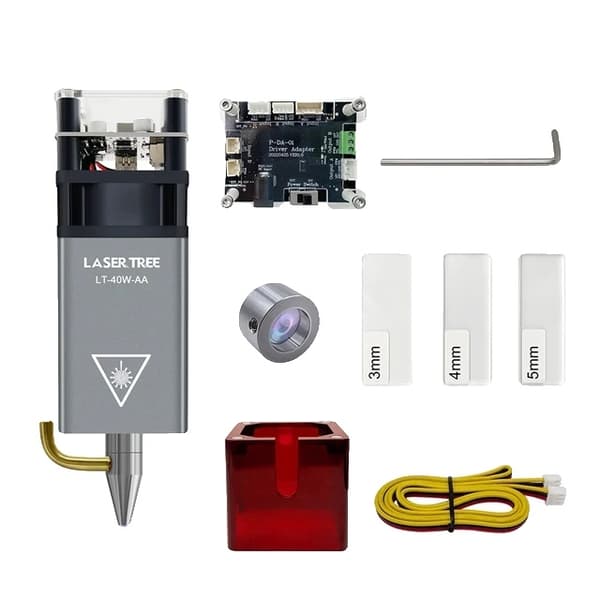 Lasermodul, 40W effekt, Luftassistent teknologi, Luft Pumpe-EU Stik LT-40W-AA