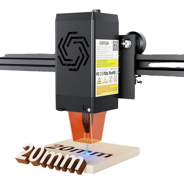 Ortur LU2-10A Lasermodul, Ægte 10W Effekt, Højhastighedsgravering