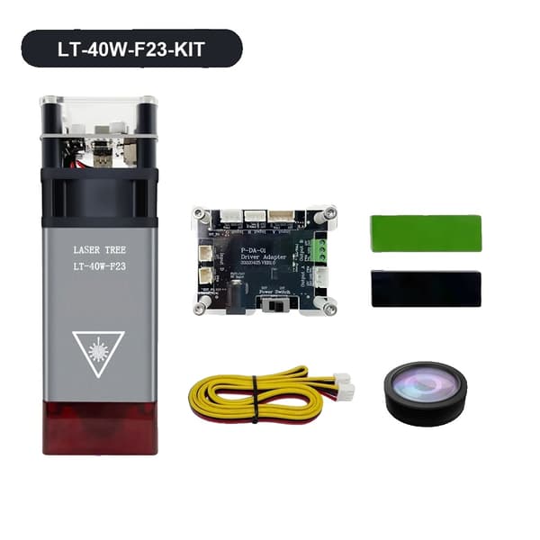 5W/10W Lasermodule för Skärning och Gravering, Hög Precision, Mångsidig Kompatibilitet,LT-40W-F23-KITLT-40W-F23-KIT