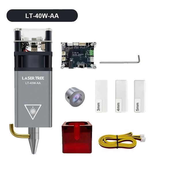 5W/10W Lasermodul til skæring og gravering, høj præcision, alsidig kompatibilitet,LT-40W-F23-KITLT-40W-F23-KIT LT-40W-AA