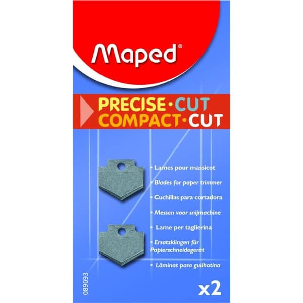 Maped 089093 Set med 2 raka blad för pappersskärare