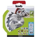 Miniatyrbild 2 av 3: kwb AKKU-TOP Cirkelsåg Easy Cut Finskuren med speciella alternerande tänder 20 tänder Ø 160 x 16 mm - 584354