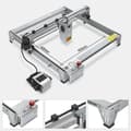 Miniatyrbild 6 av 7: 20000mm/min lasergraveringsmaskin med 30W lasermodul och luftpump, 400X400mm arbetsyta, flera säkerhetsskydd