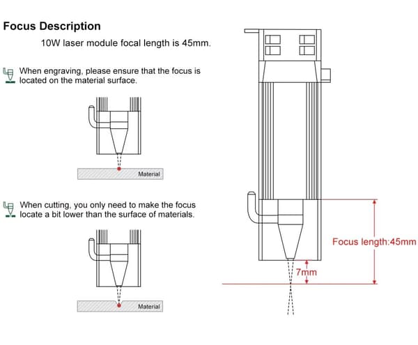 10W 6000mm/min 300*300mm mini lasergraveringsmaskin med komplett uppsättning tillbehör, laserskärmaskin, hög precision