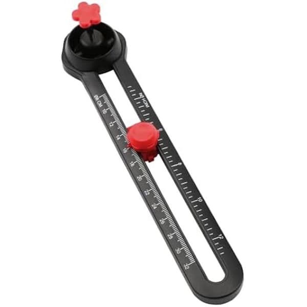Cirkelskärare - GENIE - CC140 Plus - Justerbar från 8 till 32 cm - Skär upp till 3 ark - Halkfri bas