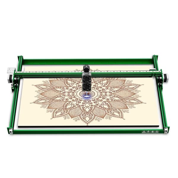 24W 4-axlig CNC lasergraverings- och skärmaskin, 750 x 460 mm arbetsyta, hög precision, hög stabilitet, stödjer trådlöst offlinearbete