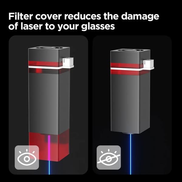 2,5W 10000mm/min mini bärbar lasergraveringsmaskin med 130*130mm arbetsyta, hög graveringsnoggrannhet