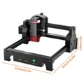 Miniatyrbild 10 av 10: 2,5W 10000mm/min mini bärbar lasergraveringsmaskin med 130*130mm arbetsyta, hög graveringsnoggrannhet