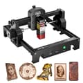 Miniatyrbild 1 av 10: 2,5W 10000mm/min mini bärbar lasergraveringsmaskin med 130*130mm arbetsyta, hög graveringsnoggrannhet
