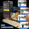 Miniatyrbild 3 av 9: 20W 500mm/s industriell lasergraveringsmaskin med 418*418mm arbetsyta, flera kontrollmetoder, lätt att montera