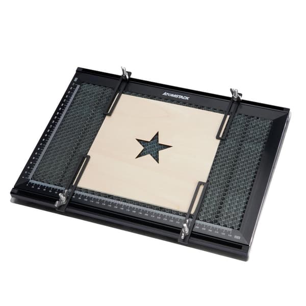 Laser Skæring Honningkomb Arbejdsplade, 380X284X22Mm Størrelse, Silikone Fødder Inkluderet, CE Certificeret