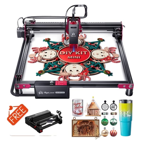 Laserkaiverruskone, korkea tarkkuus 5W teho, kompakti koko 64x50x137mm,TEE ITSE -SARJA MINI 5W 4