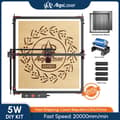 Miniatyrbild 2 av 2: Lasergravyrmaskin, hög precision 5-5,5W effekt, 20000mm/min hastighet,ALDK-Kit 4