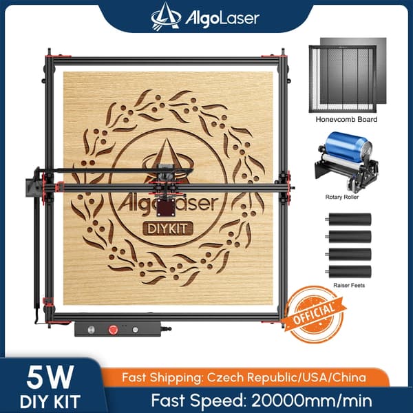Lasergravyrmaskin, hög precision 5-5,5W effekt, 20000mm/min hastighet,ALDK-Kit 4