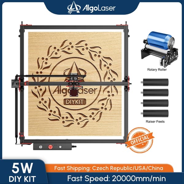 Lasergravyrmaskin, hög precision 5-5,5W effekt, 20000mm/min hastighet,ALDK-Kit 3