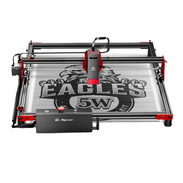 ALGO DIY Laser Cutter, 400x400mm Gravyrområde, Kompatibel med LightBurn,DIY KIT 5W