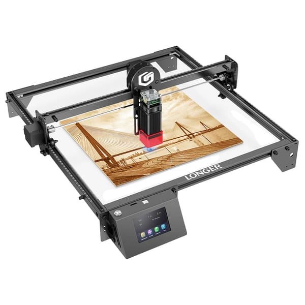 LONGER RAY5 10W Lasergraver, 400x400mm Arbejdsområde, 10W Optisk Effekt,RAY5 10W