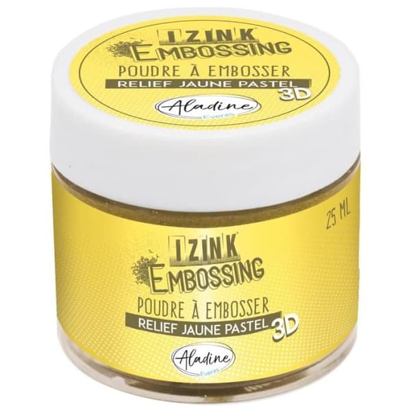 Embossing powder - Pastellgul - 25 ml